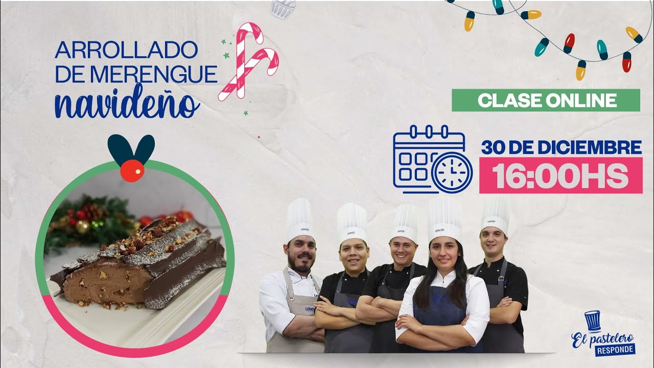 Arrollado de merengue Navideño