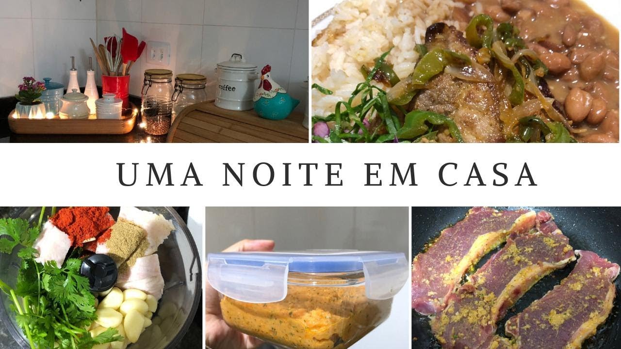 FIZ UM TEMPERO PRÓPRIO PARA FEIJÃO | FIZ UMA JANTA DELICIOSA E ORGANIZEI TODA COZINHA!