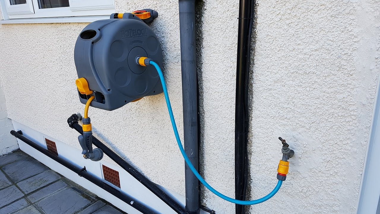 Hozelock Compact 2in1 Reel with 25m Hose pipe Unboxing and setup
