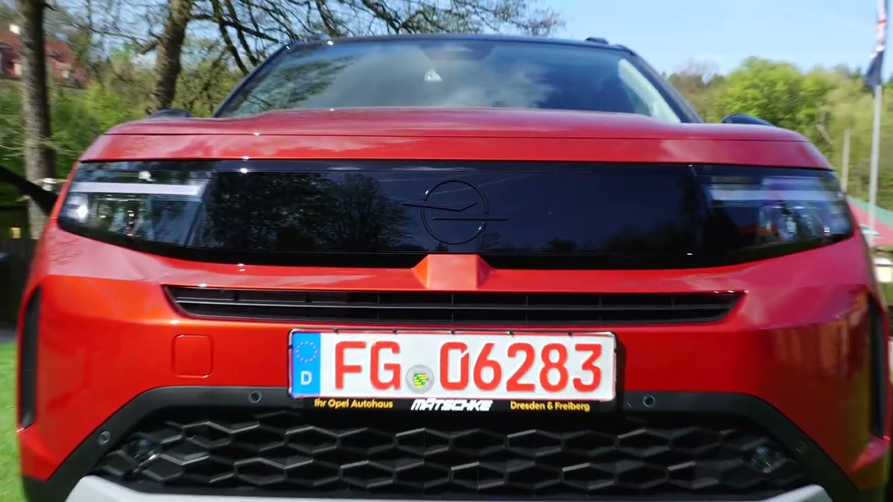 Der neue Opel Frontera im Autohaus Mätschke auf Tour nach Grillenburg