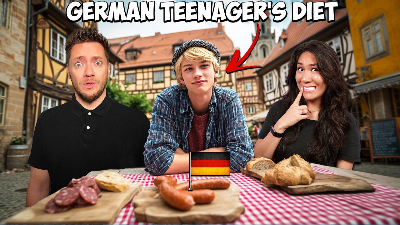 Один день питается как немецкий подросток 🇩🇪 (Вот что он ест!)