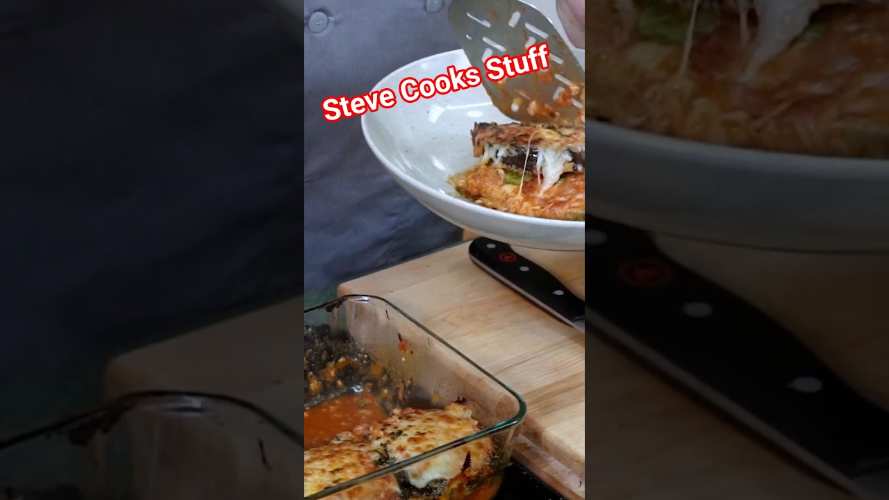 Not Your Nonna’s Eggplant Parm | Oven-Fried & Flavor-Packed!  