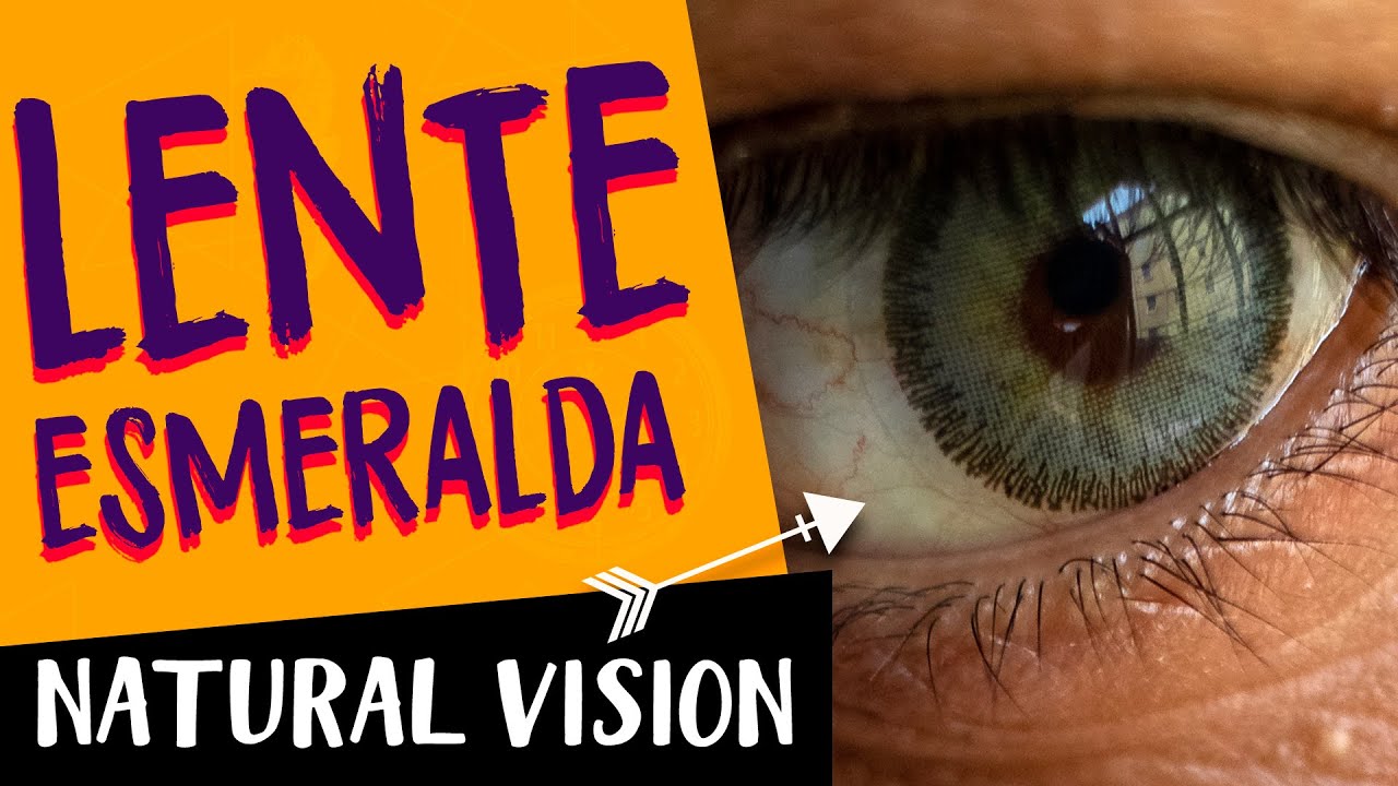 LENTE ESMERALDA| linha glamour da natural vision