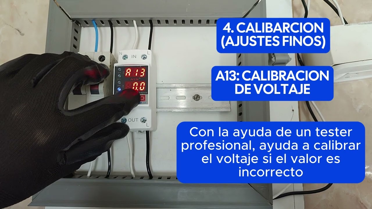 PROTECTOR DE VOLTAJE Y AMPERAJE