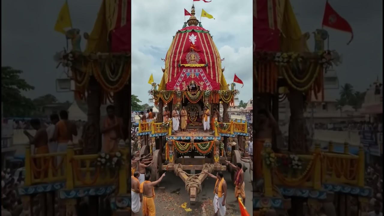 Jagannath Rath Yatra 2026 at Puri, Odisha 🚩 | Epic Cinematic AI Video | Jai Jagannath #shorts #cjp
