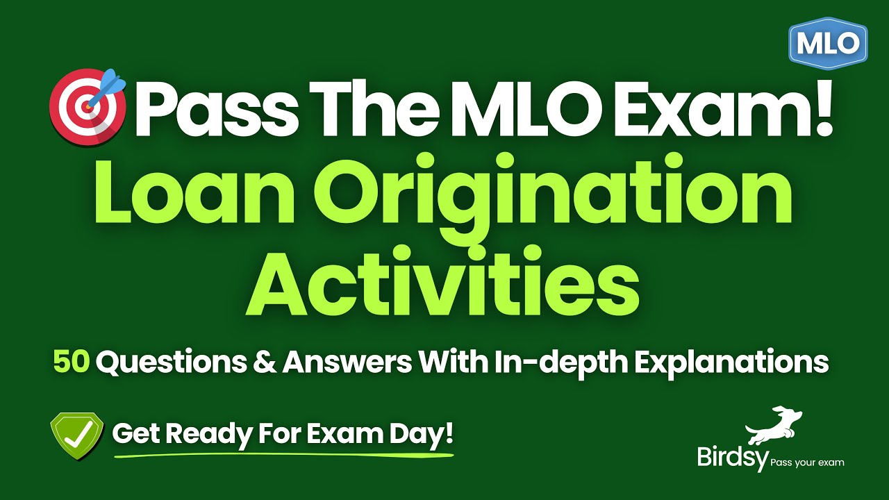 🎯 SAFE MLO Exam: Master Loan Origination, Credit, and Collateral