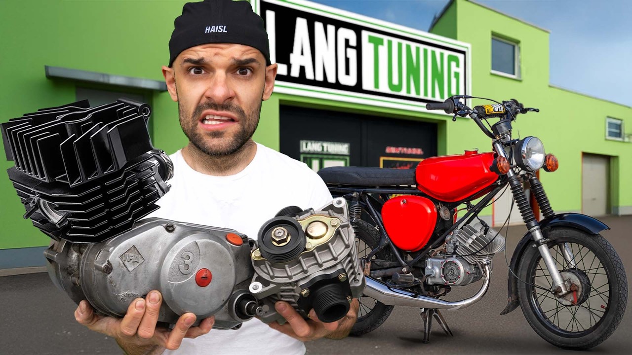 KOMPRESSOR an neuen SIMSON MOTOR (2 Takt)