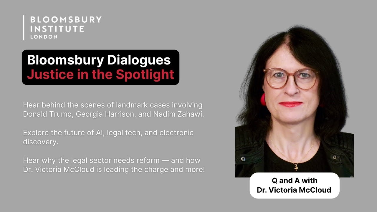 Bloomsbury Dialogues - Dr Victoria McCloud