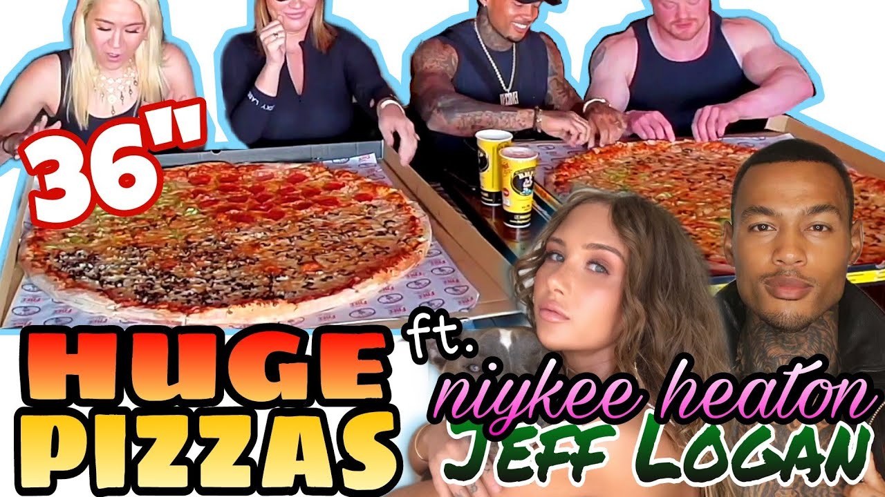 ГИГАНТСКАЯ ПИЦЦА. НИКИ ХИТОН, МИКИ СУДО, ДЖЕФФ ЛОГАН, НИК ВЭХРИ | TEAM PIZZA MASSIVE CHALLENGE