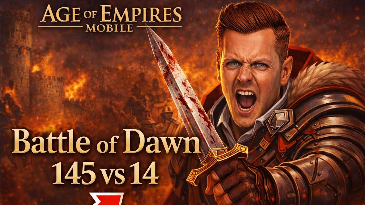 Everyone Said we‘d lose… Then THIS happened 😳 AOE MOBILE 