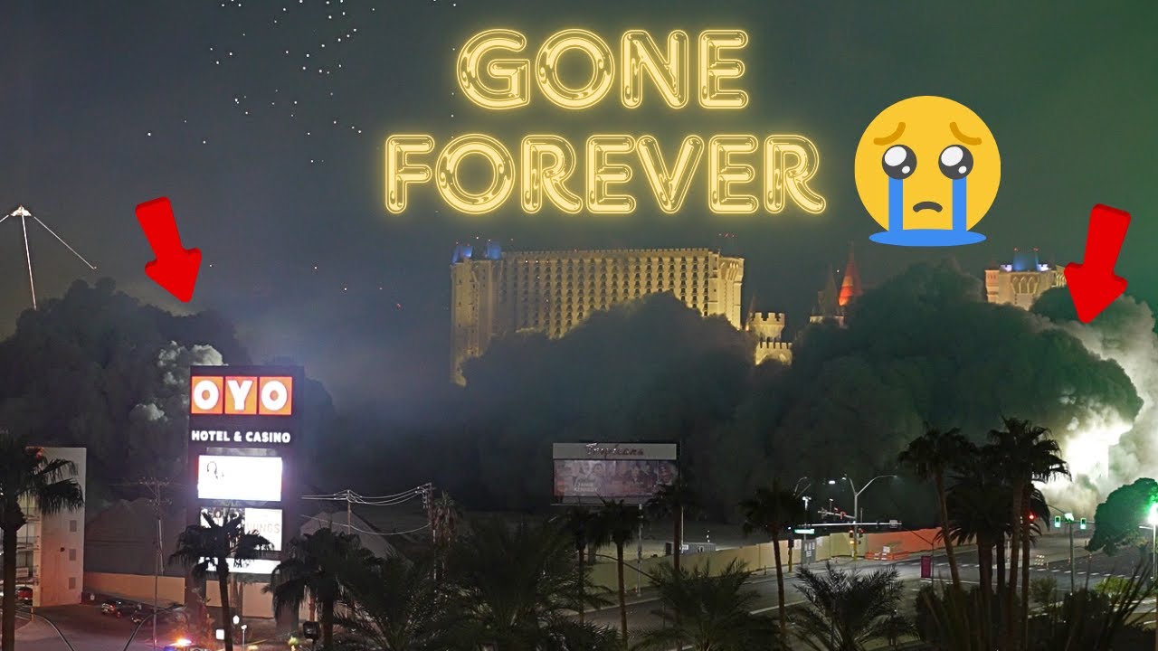 Emotion farewell Tropicana Las Vegas leveled today, Tropicana imploded