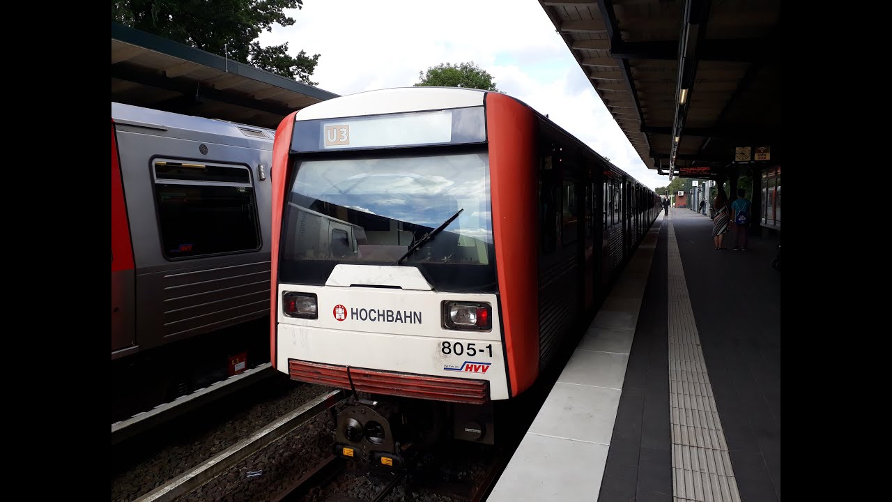 Mitfahrt im DT3E 805-1 zwischen Berliner Tor und Barmbek