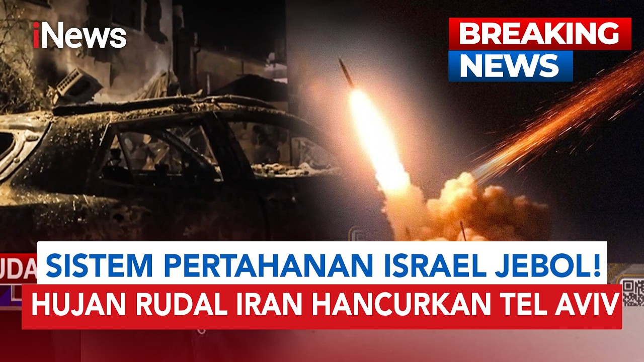 Hujan Rudal Iran Hantam Israel:  Sistem Pertahanan Jebol, Kerusakan Dimana-mana | BREAKING NEWS