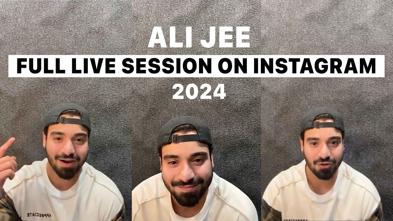 Ali Jee’s Full Live Session | 2024