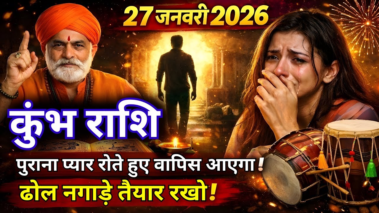 कुंभ राशि 27 जनवरी 2026: पुराना प्यार रोते हुए वापिस आएगा - ढोल नगाड़े तैयार रखो!