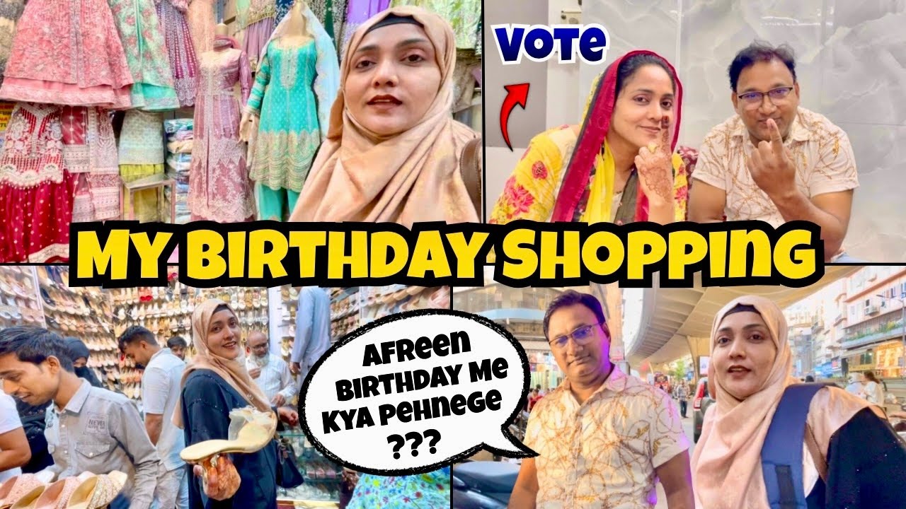 My Birthday Shopping 🛍️ | Nakhuda Mohalla Market Mumbai | Mera Birthday Dress Kya Hai ? | Vlog 2026