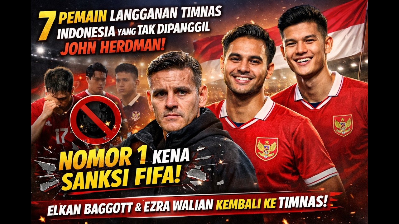 Berita Terhangat 🔴 Timnas Indonesia kembali panggil Elkan Baggott dan Coret Pemain 7 pemain