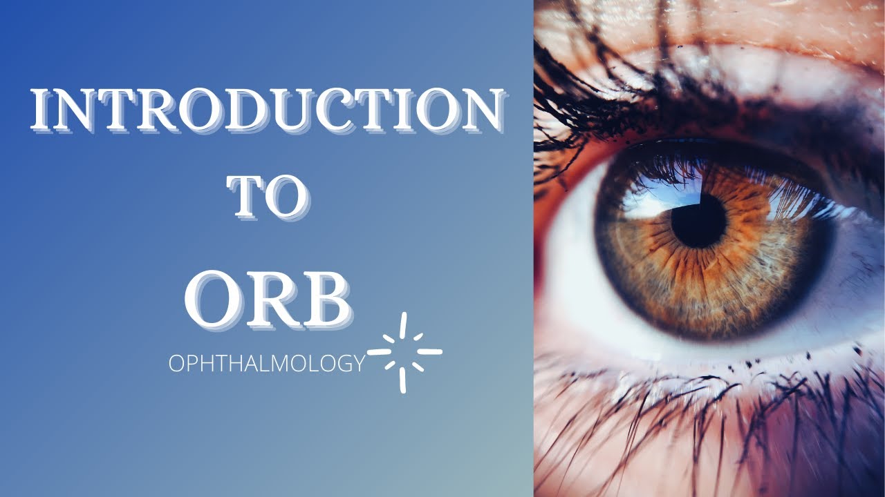 INTRODUCTION TO ORB/ EYE/ophthalmology