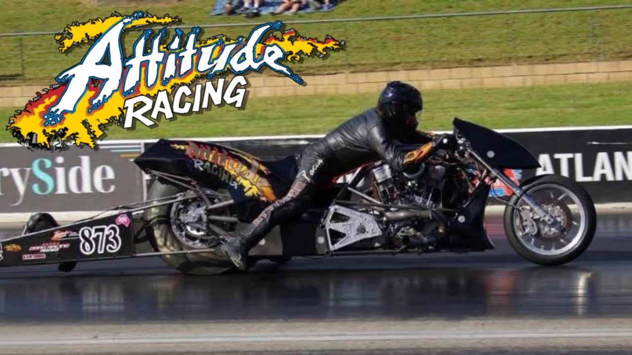 Attitude Racing｜Onboard Camera with Ian Ashelford on his Nitro Harley