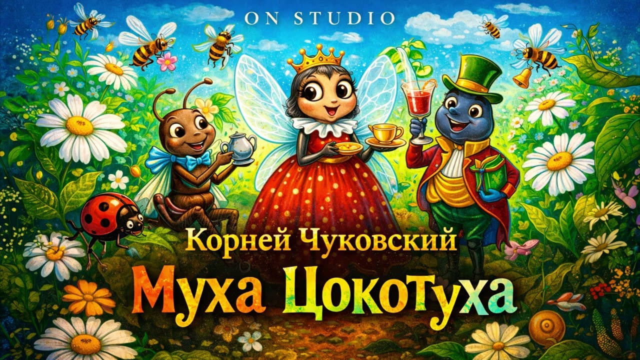 Муха Цокотуха. Корней Чуковский. Сказка. 1924 год . ON | Studio