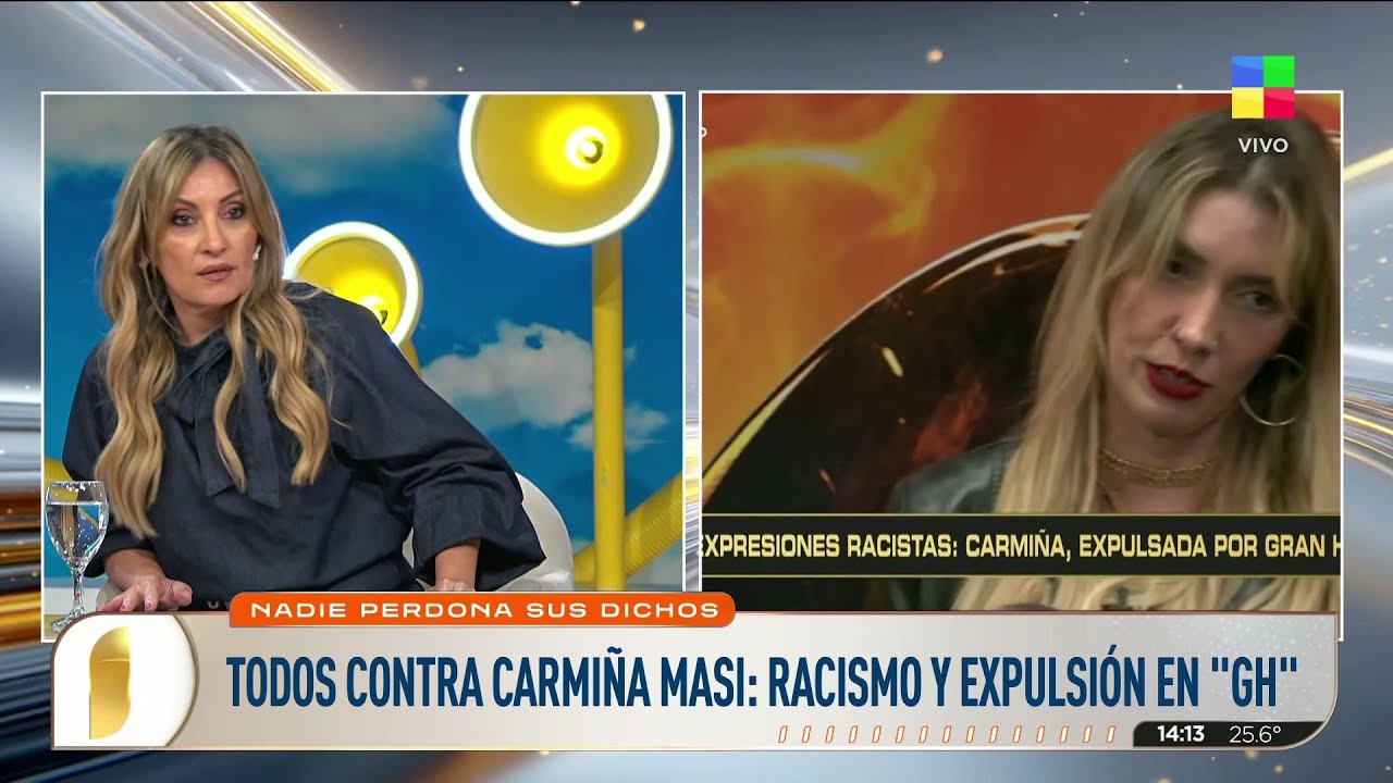 🔥  NADIE LA PERDONA: CARMIÑA MASI FUE EXPULSADA POR RACISMO DE GRAN HERMANO