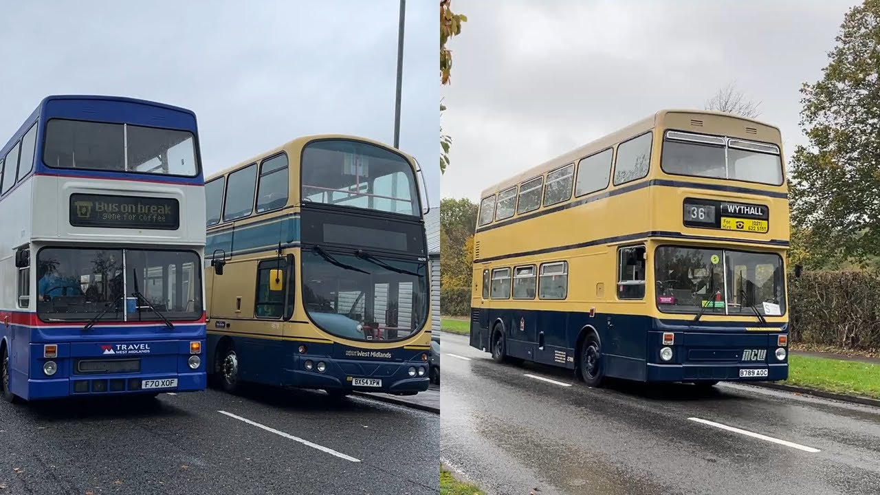 Buses at Aldridge Transport Museum & Around Aldridge 19/10/2025