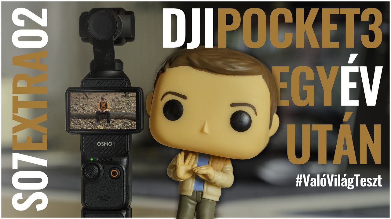 Hogyan élünk együtt a DJI Pocket 3-mal? Egy éves teszt // S07Extra02 (#112)