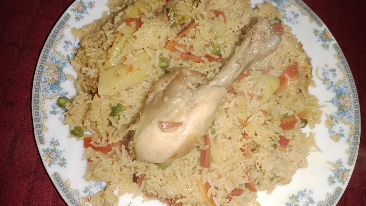 Mix Vegetable Chicken Palao Recipie 