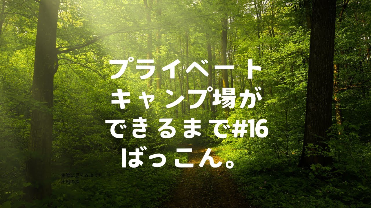 山林[#16]抜根[プライベートキャンプ場を作ろう！]燃やしてみました
