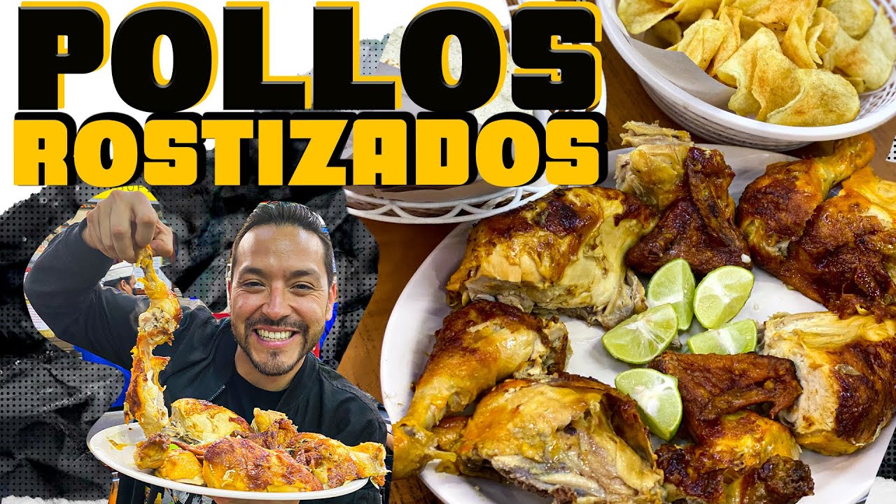 INCREÍBLE SABOR De Los POLLOS ROSTIZADOS  más FAMOSOS - FILA DE GENTE