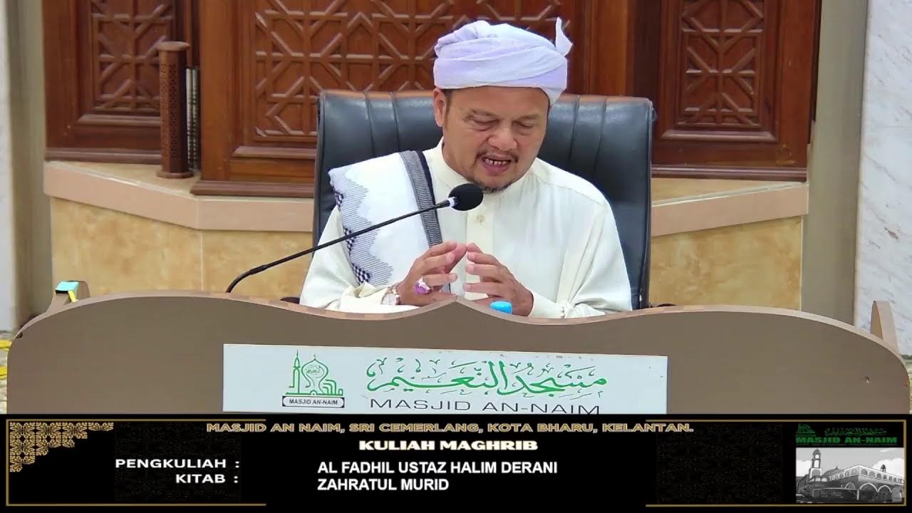 🕰️: Kuliah Maghrib📆: Khamis  5 Februari 2026   | 17 Syaaban 1447H