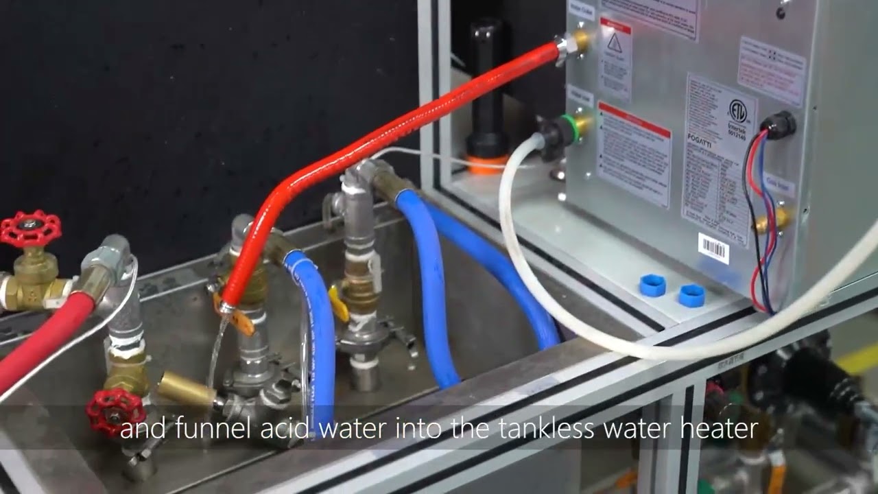 How to clean and flush a RV Gas Tankless Water Heater | Fogatti