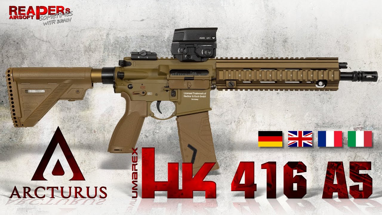 [Review] Arcturus/Umarex HK416A5 Version 2023, S-AEG (6mm BB Softair/Airsoft) - DE