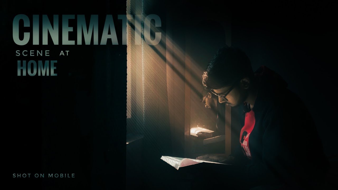 How I created this cinematic scene at home just using my Phone || Mobile filmmaking