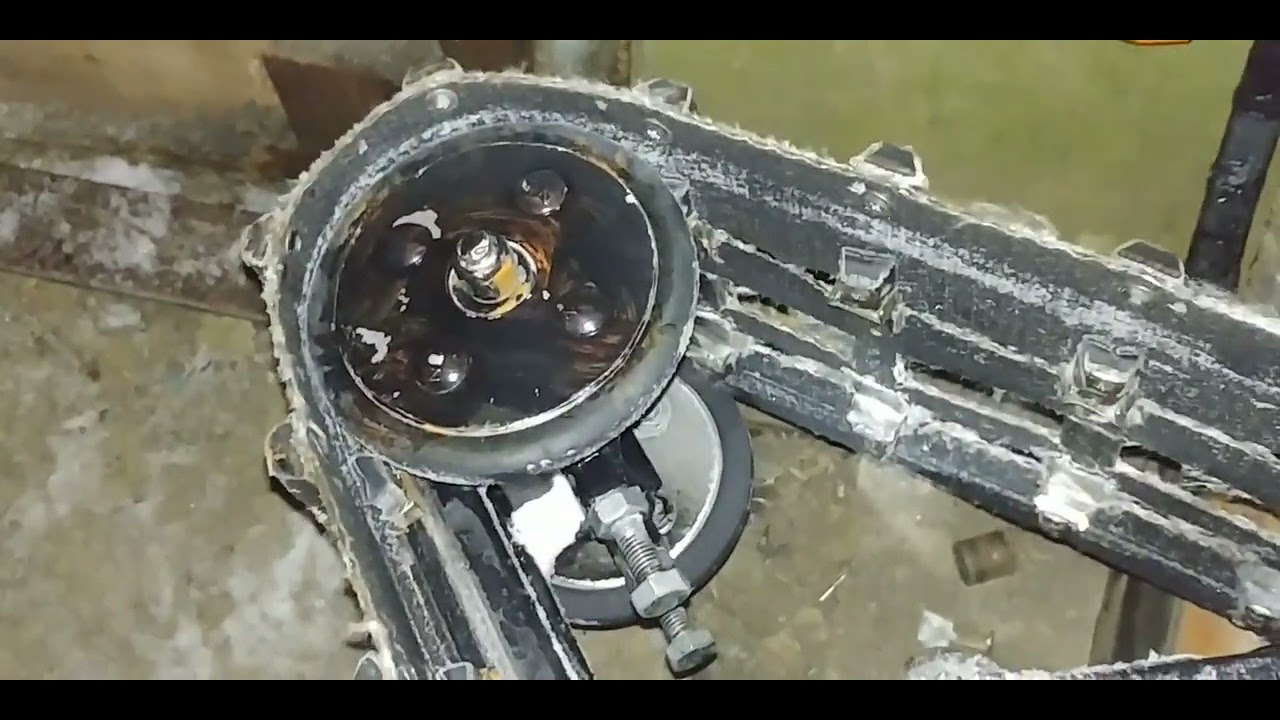 обзор детского снегохода с двигателем от триммера