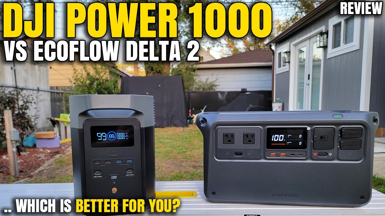 Победитель очевиден. | Сравнение портативных электростанций DJI Power 1000 и EcoFlow Delta 2