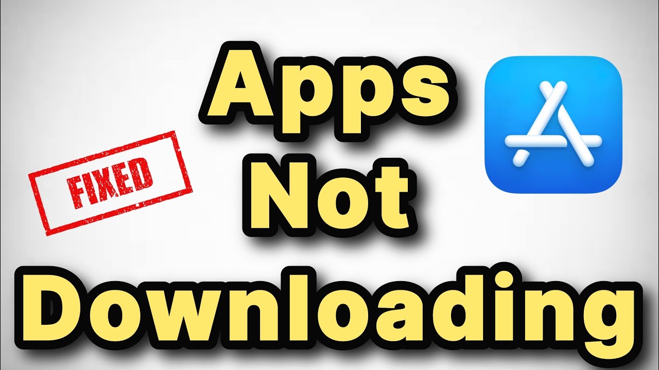 Приложения для iPhone не загружаются [Решено]