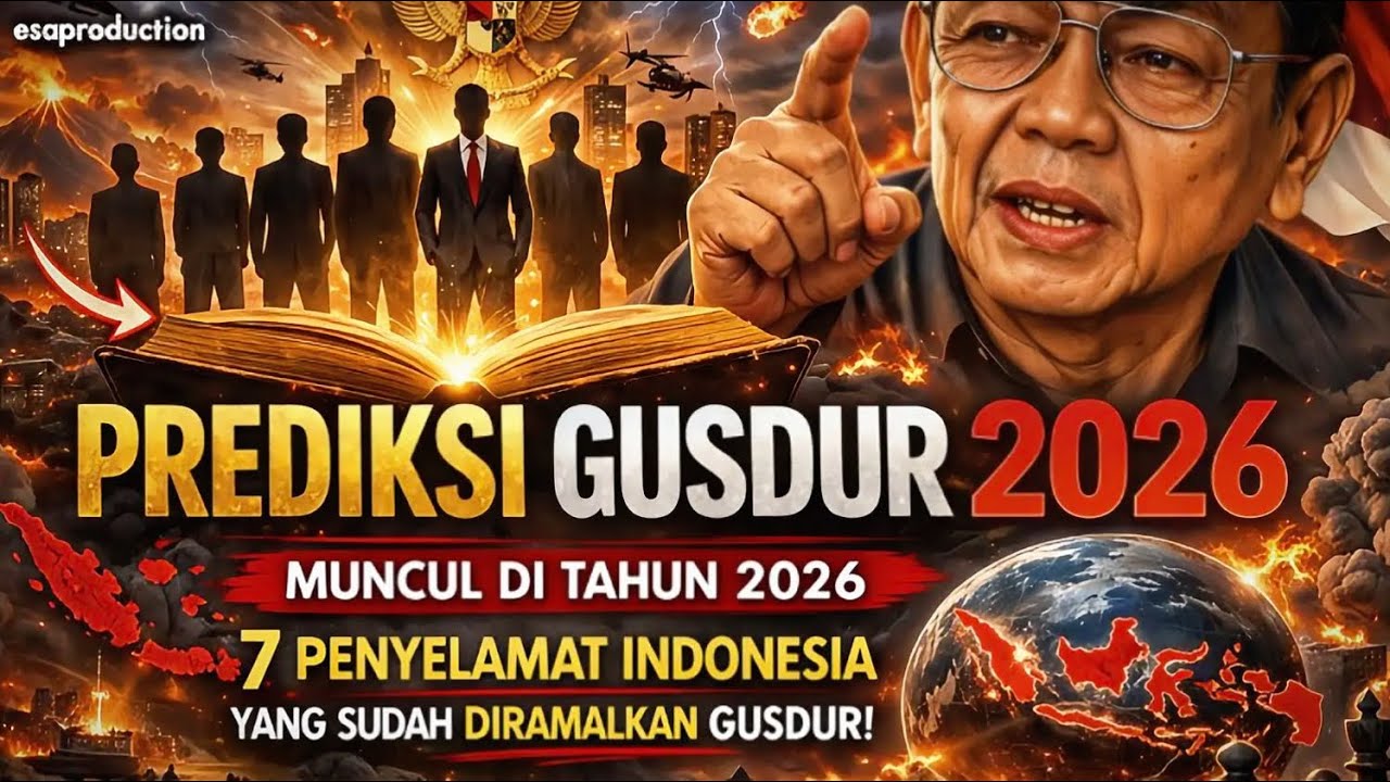MUNCUL DI Tahun 2026 !! 7 Penyelamat Indonesia yg Sudah Diramalkan GUSDUR 