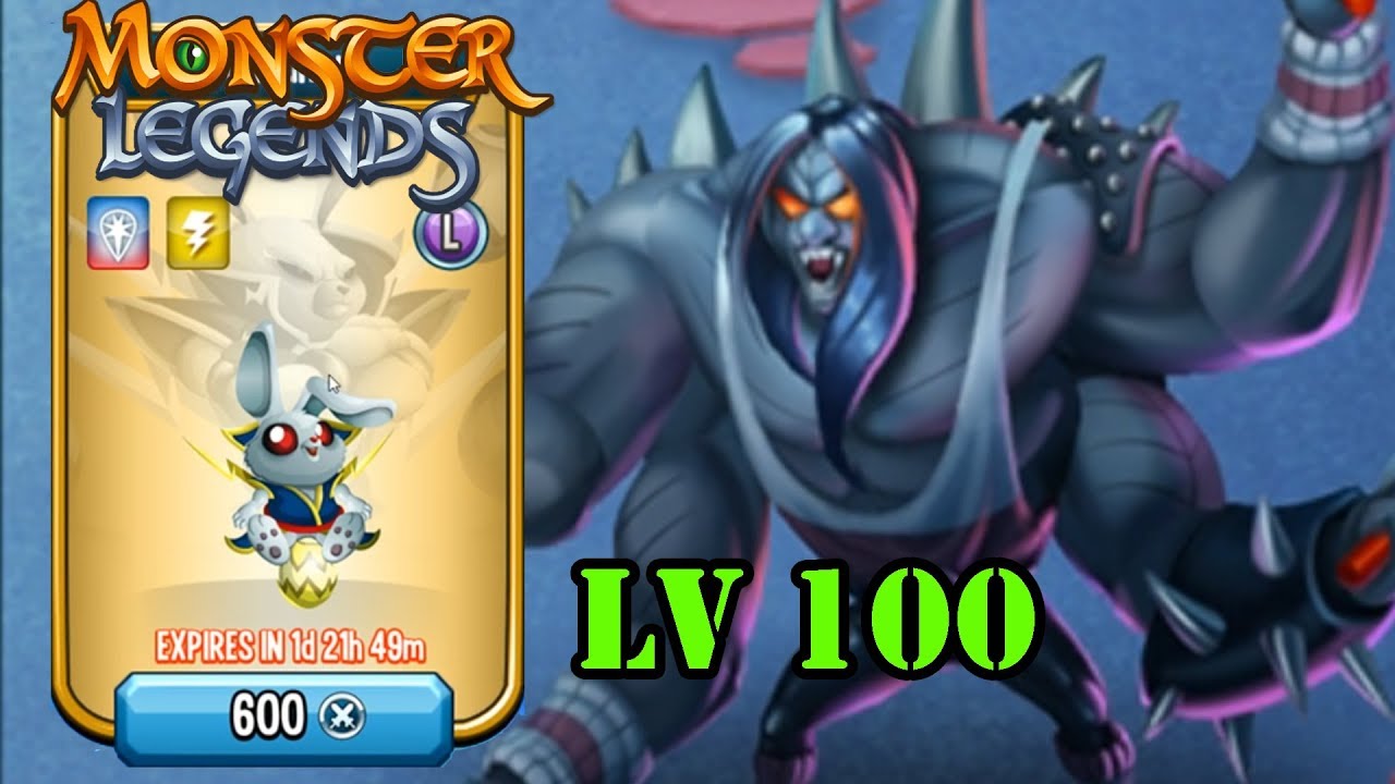 ✅LV 100 Tay Trống Legend Và Thỏ Phục Sinh | Monster Legends Game Mobiles Android, Ios