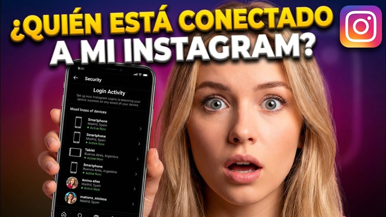 Como Ver Quien tiene mi cuenta de INSTAGRAM en su celular 2026 ✅️