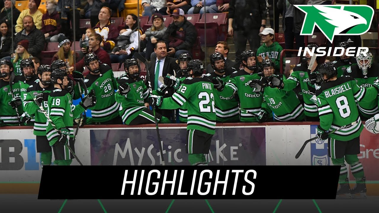 UND Hockey | Highlights at Minnesota | 11/28/19