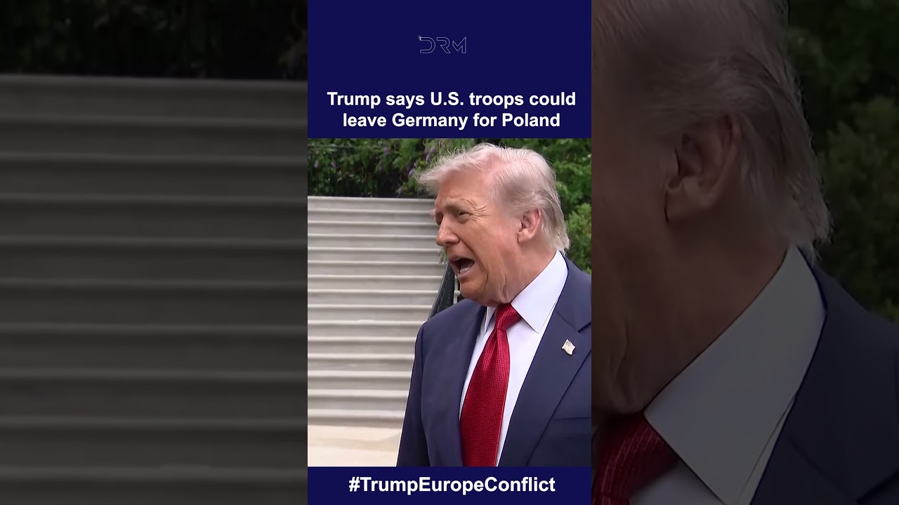 NATO FRACTURE: Trump Pulls Troops From Germany as Europe-U.S. Tensions Deepen | DRM News | AH1I