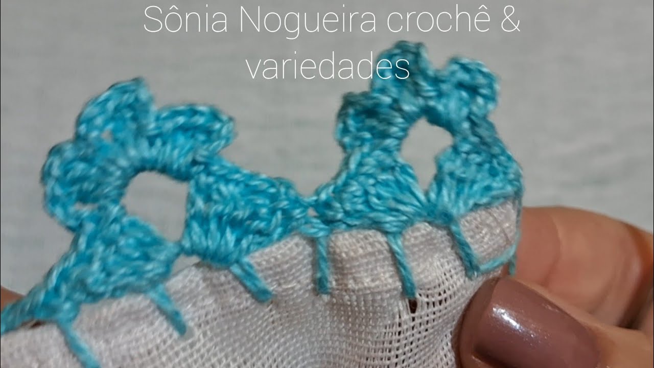BICO EM CROCHÊ CARREIRA ÚNICA 