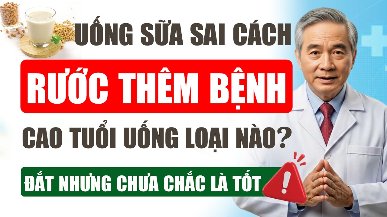 Sự Thật Tai Hại Đằng Sau Ly Sữa Của Người Cao Tuổi