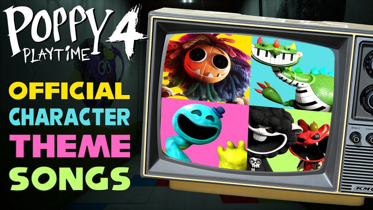 Poppy Playtime Chapter 4 - OFFICIAL CHARACTER JINGLES - Black Gryph0n & Baasik