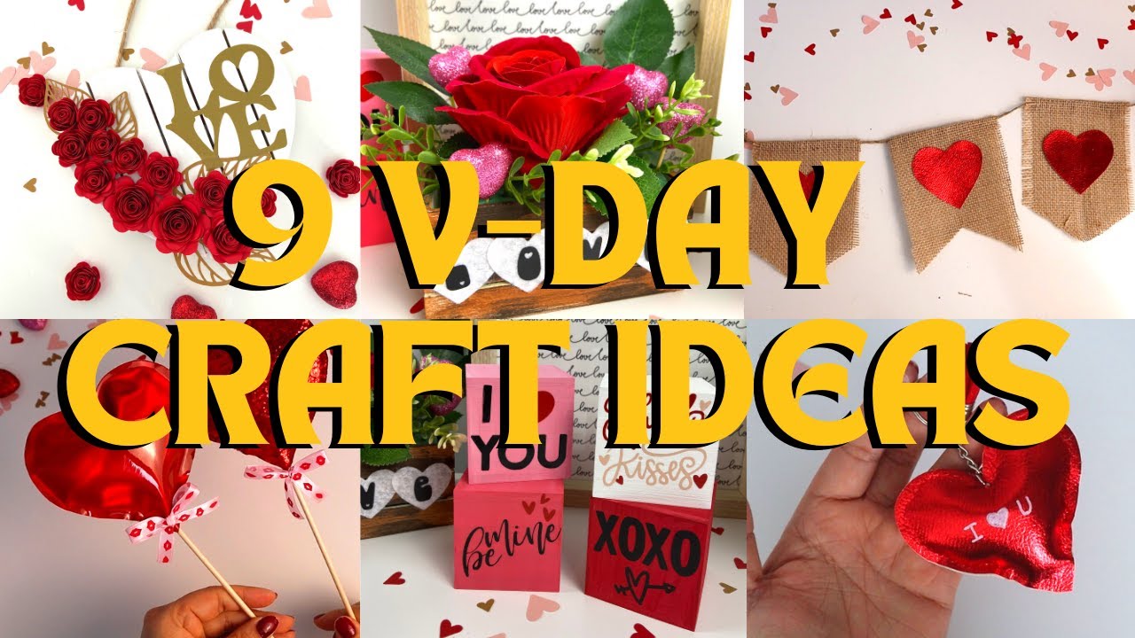 9 Valentines Day Craft Ideas 2023 | Dollar Tree Valentine's Day | VDay Decorations on Budget