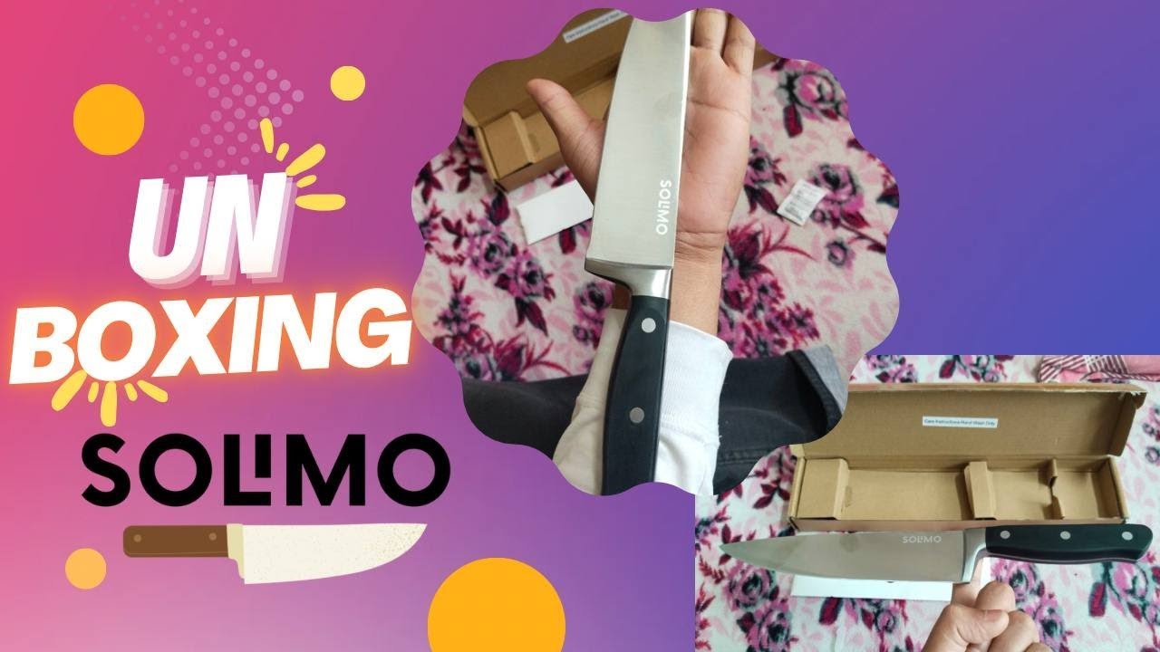 Solimo Chef Knife, Amazon Brand Solimo