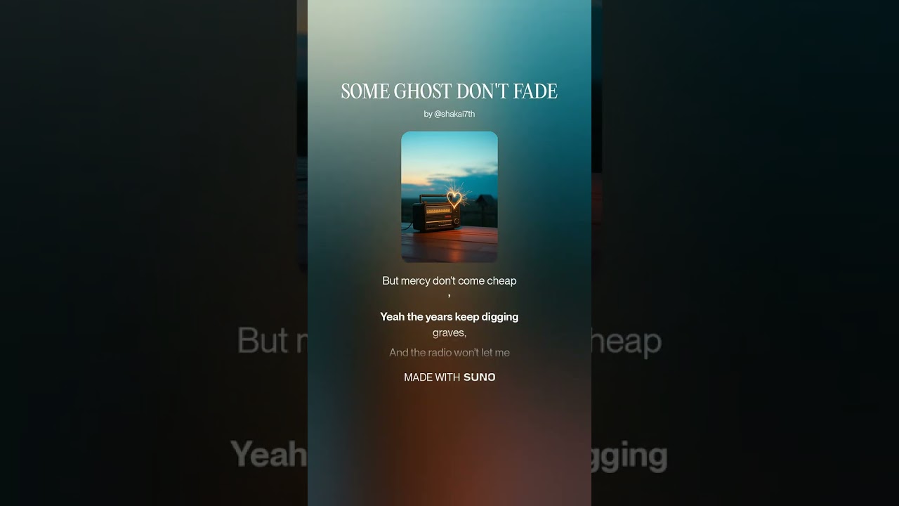 SOME GHOST DON'T FADE