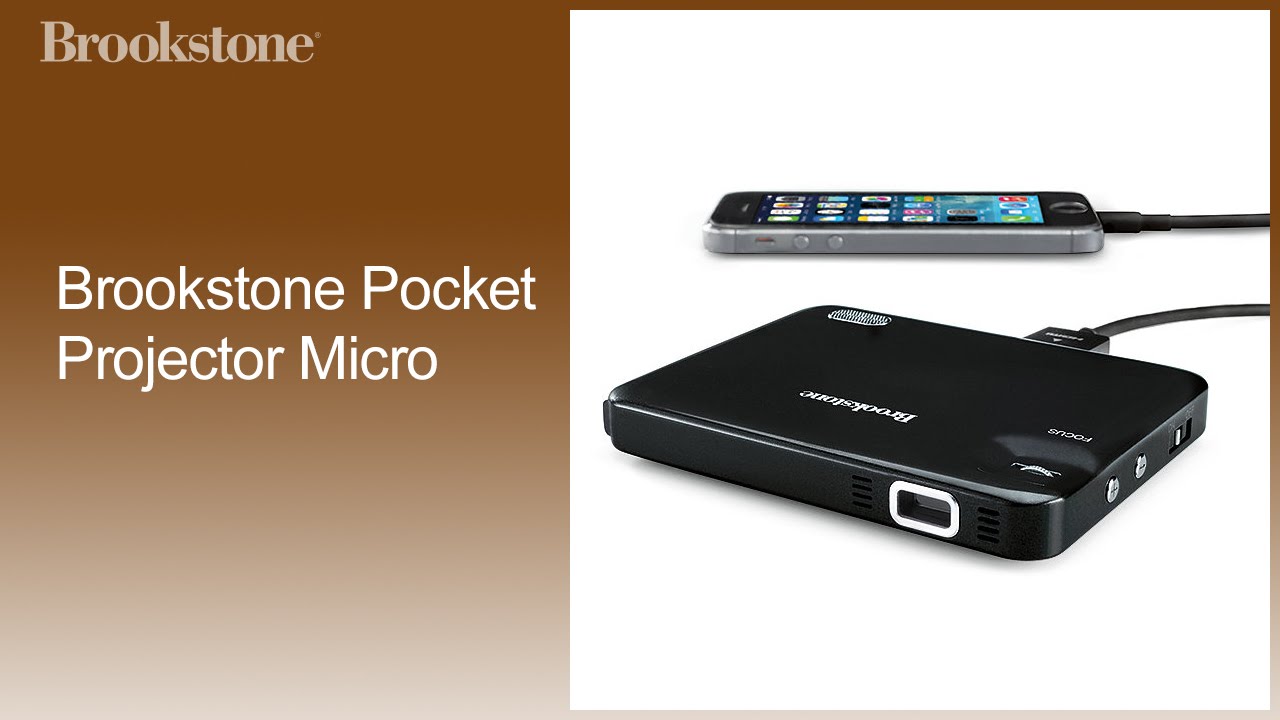 Brookstone Pocket Projector Micro How To Video