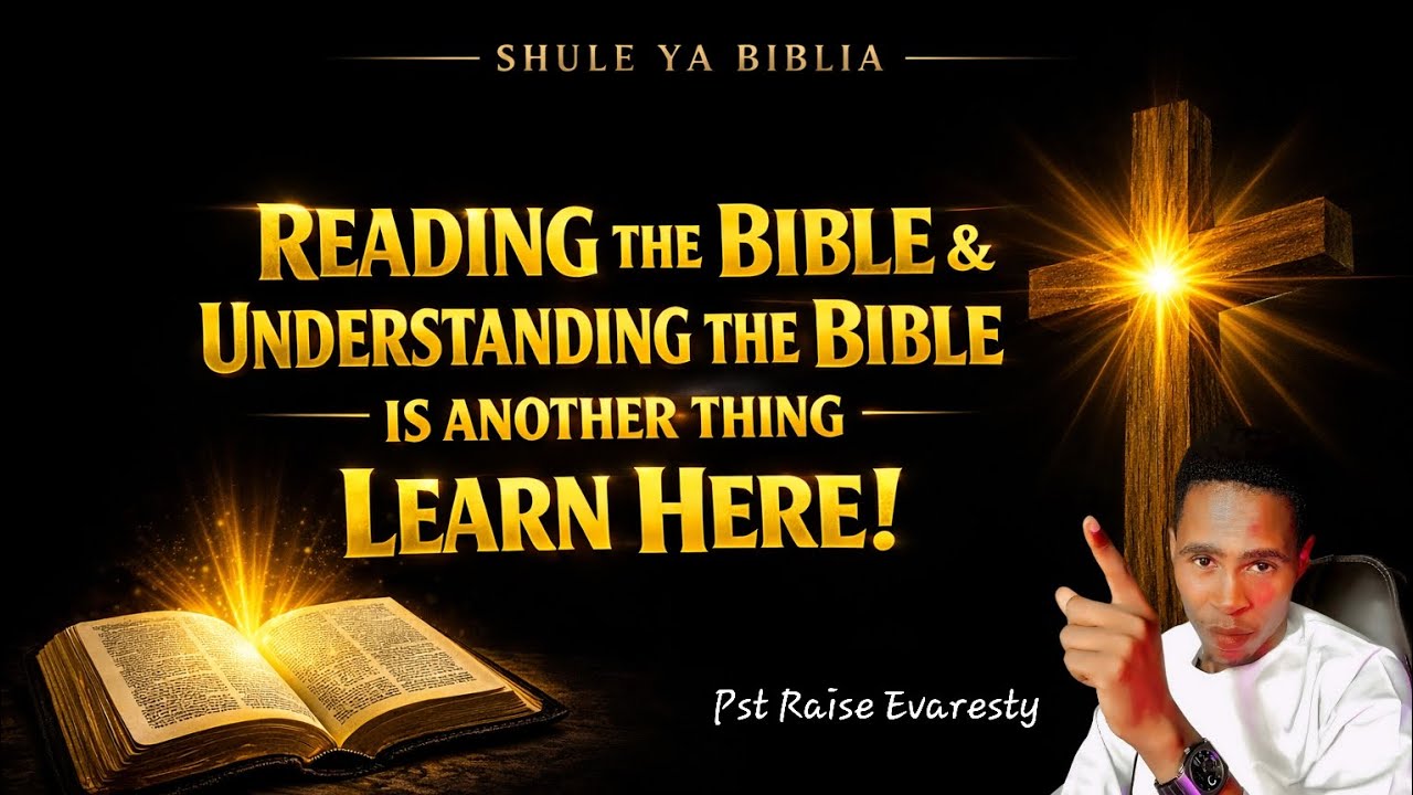 HOW CAN YOU READ THE BIBLE AND RECEIVE EVERYTHING YOU NEED FOR THIS LIFE?     _Pastor Raise Evaresty
